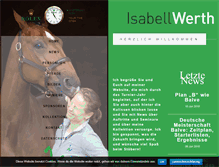 Tablet Screenshot of isabell-werth.de